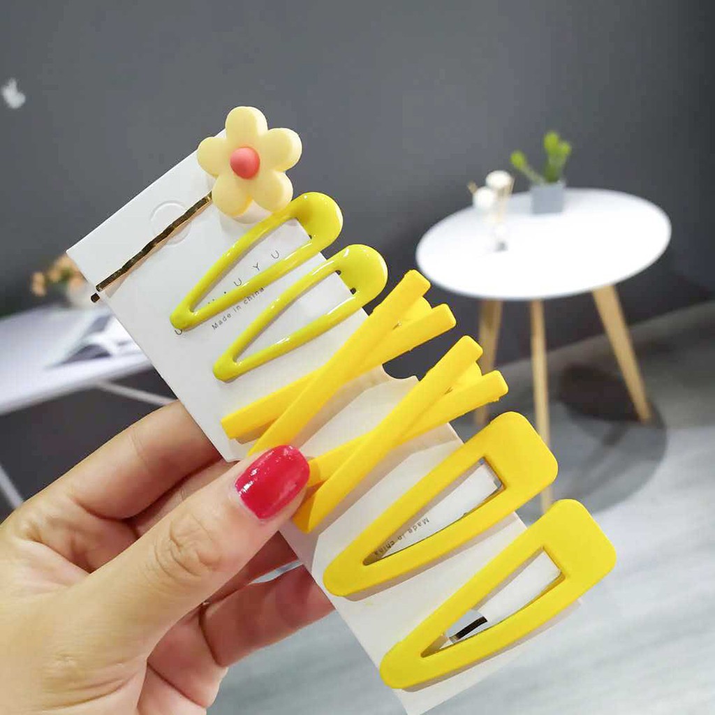 Set kẹp tóc nhiều màu duyên dáng dành cho phái đẹp