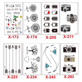 Hình xăm dán tatoo- set hình xăm giả mini