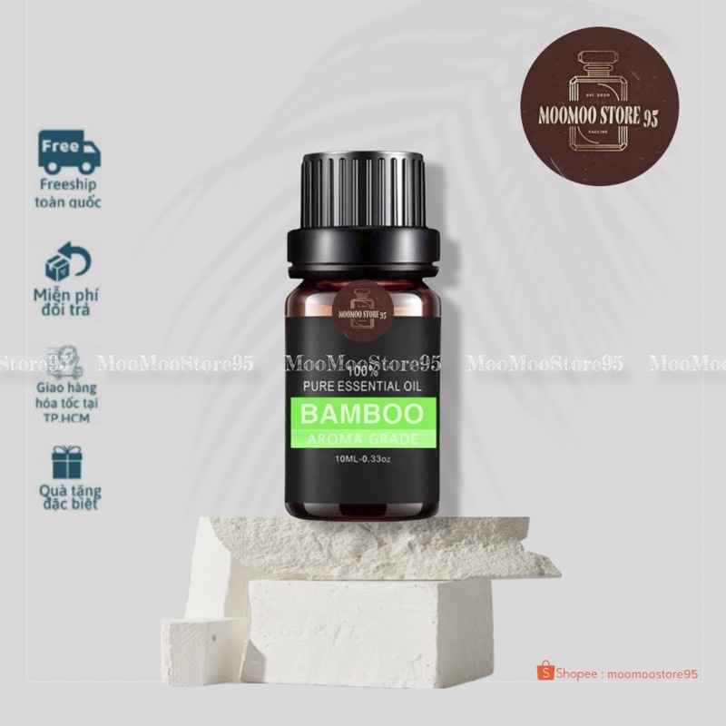 -𝐍𝐄𝐖- Tinh Dầu Nguyên Chất Tre 𝐀𝐑𝐎𝐌𝐀 𝐎𝐈𝐋 Thailan 10ml /50ml