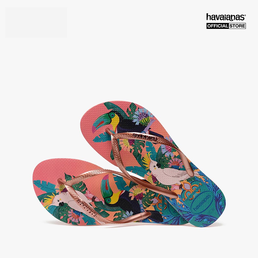 HAVAIANAS - Dép nữ Slim Tropical 4122111-0082