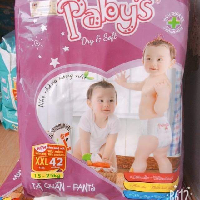 Giảm giá bộ 84 miếng bỉm quần Papy's thạch thảo size XXL 84 miếng /2 gói +1 miếng km