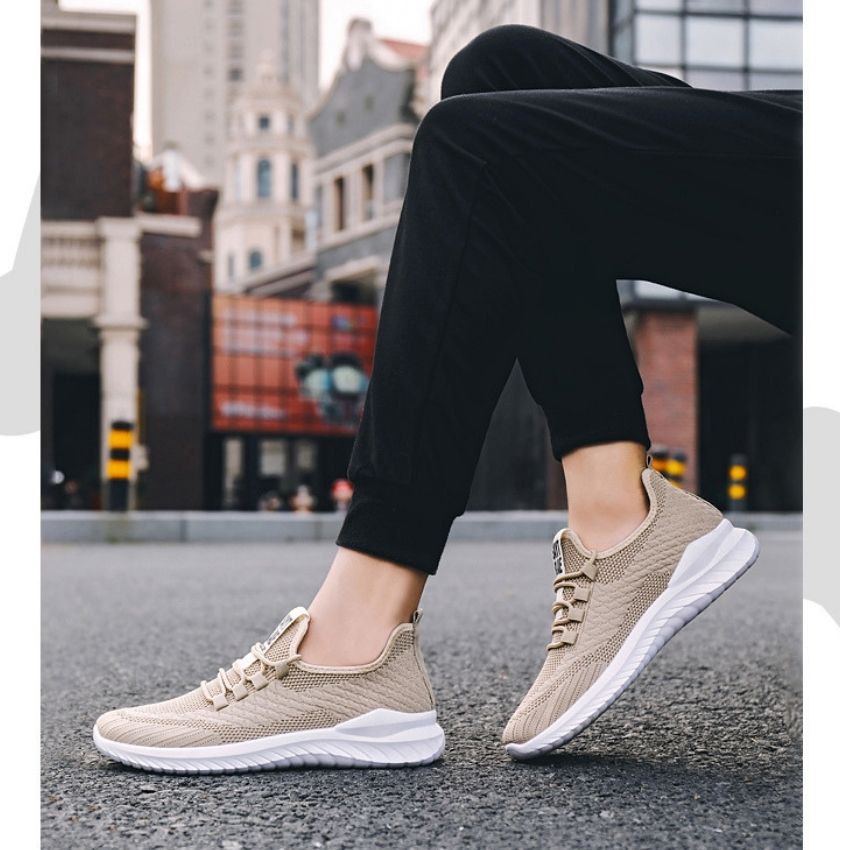 Giày Thể Thao Nam Sneaker Kiểu Hàn Quốc Mẫu Mới 2022 Êm Chân Thoáng Khí Cổ Vừa Trẻ Trung Năng Động GNA05