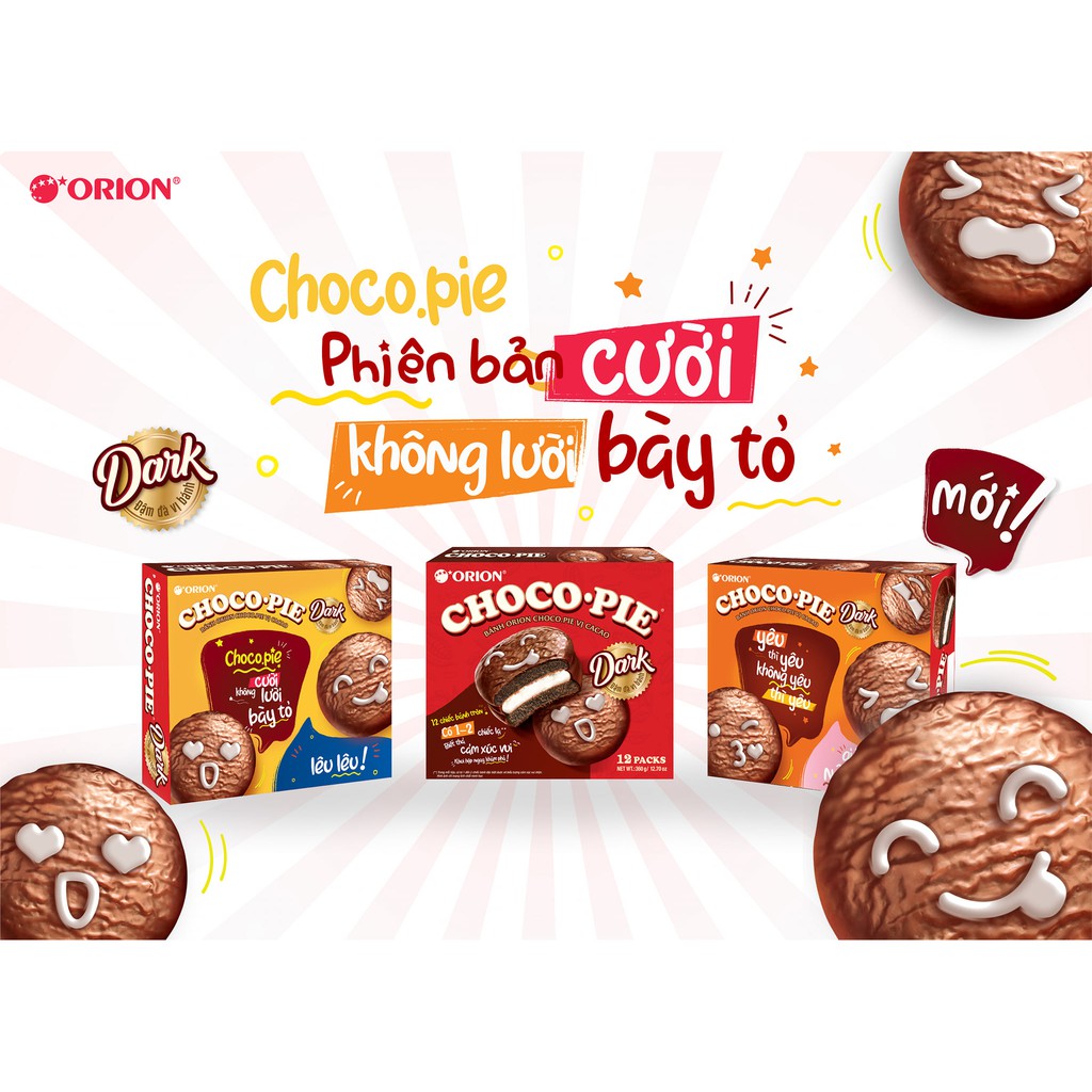  Gia Đình Bánh Chocopie - Custas Orion Chính Hãng - Thương Hiệu Korea