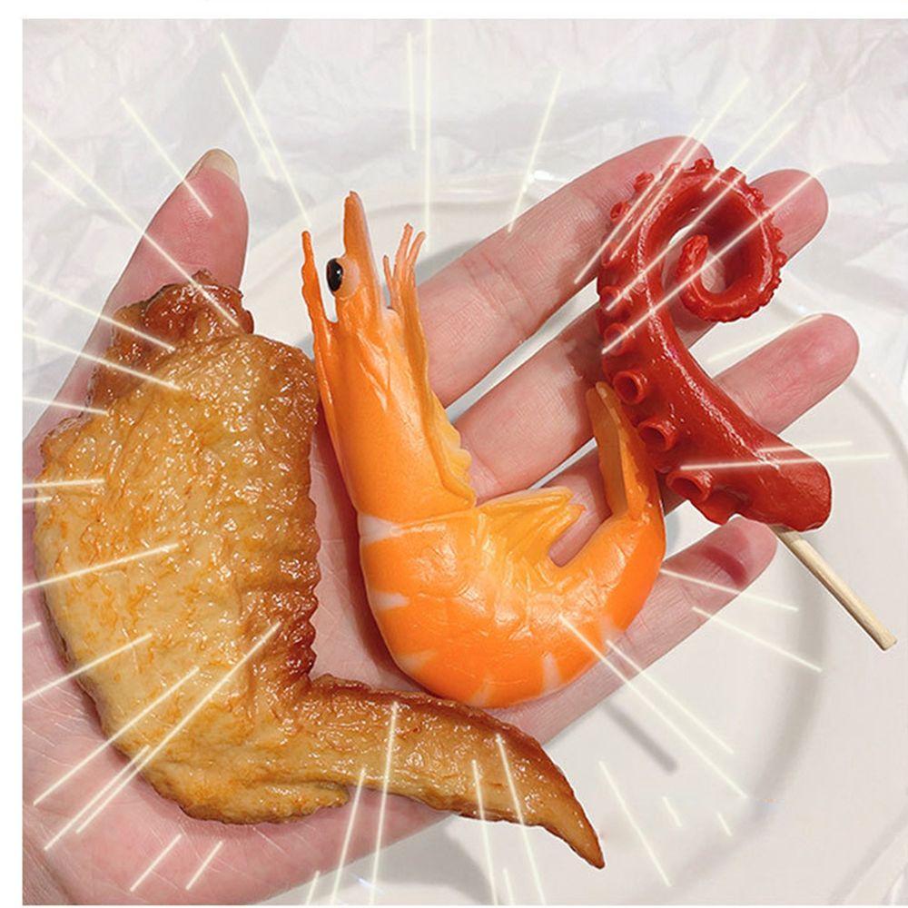 Kẹp Tóc Hình Đồ Ăn Vặt 3d Dễ Thương