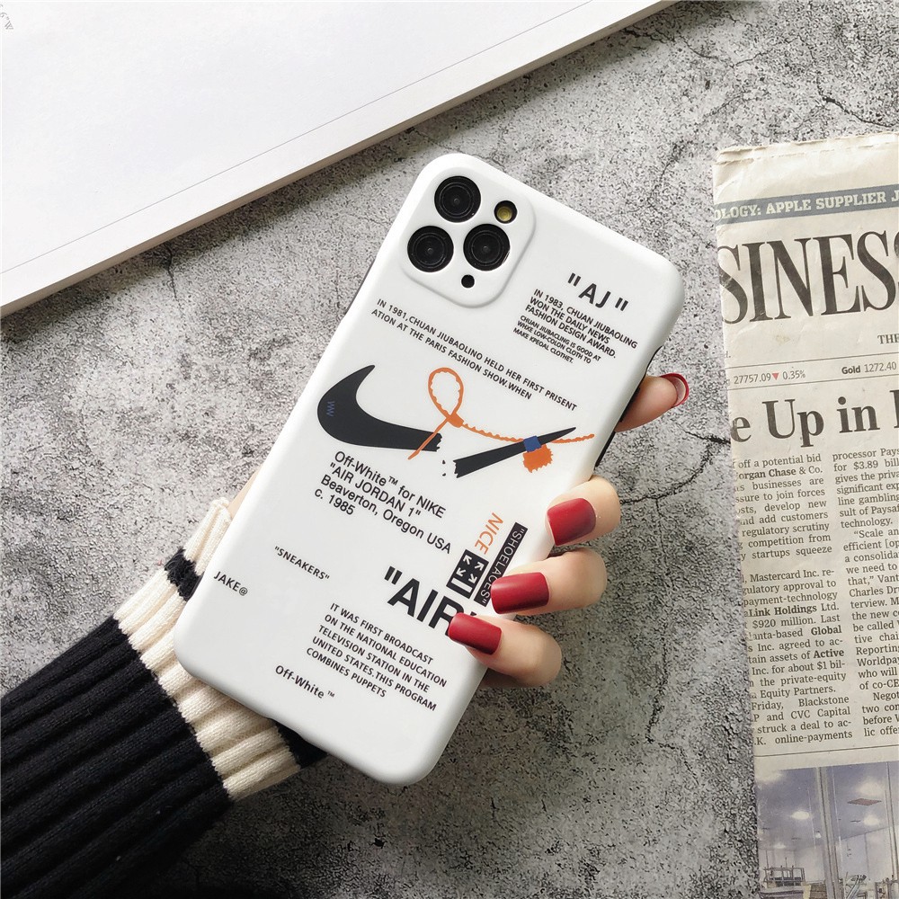 Ốp Điện Thoại In Logo Nike Air Off White Thời Trang Cho Iphone 12pro Max 12mini 11 Pro Max X Xs Xr Xsmax 7 8 Plus | BigBuy360 - bigbuy360.vn