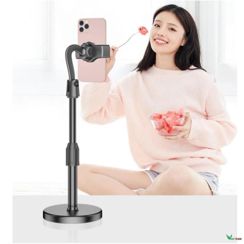 Kê Điện Thoại livestream để bàn xem video Ổn Định Xoay 360 Độ dùng để Quay Phim Ghi Hình Đa Dụng -dc4534