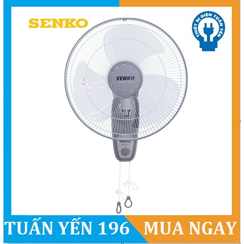 Quạt treo tường 2 dây Senko TC1626 (47W) - Hàng chính hãng - Màu ngẫu nhiên-Bảo Hành 2 Năm