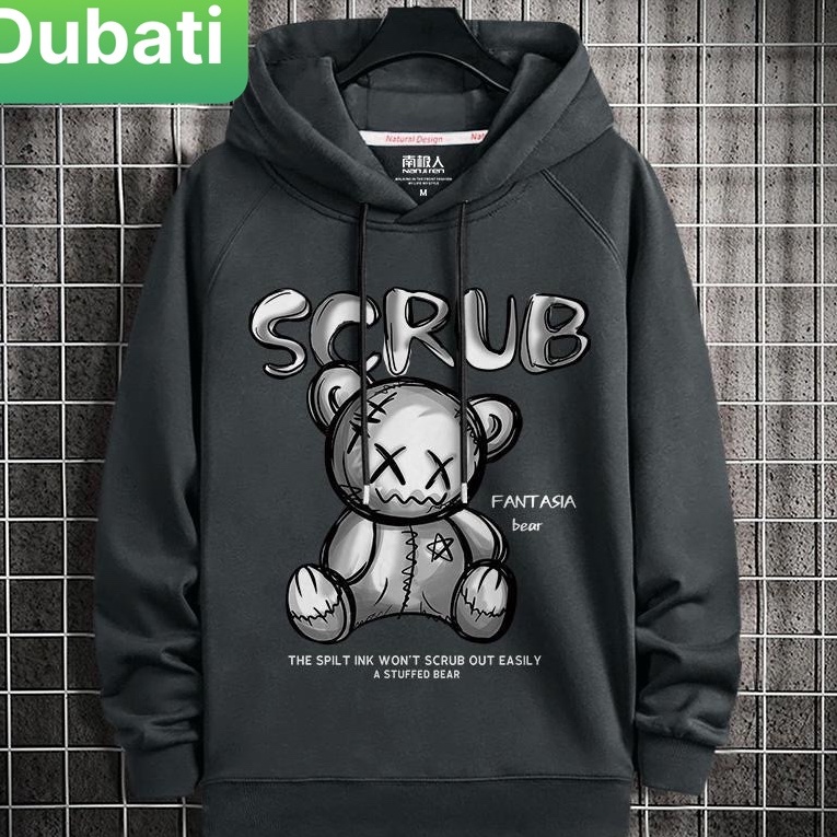 ÁO NỈ, ÁO KHOÁC HOODIE GẤU SCRUB SIÊU NGẦU NAM NỮ PHONG CÁCH CAO CẤP - DUBATI FASHION