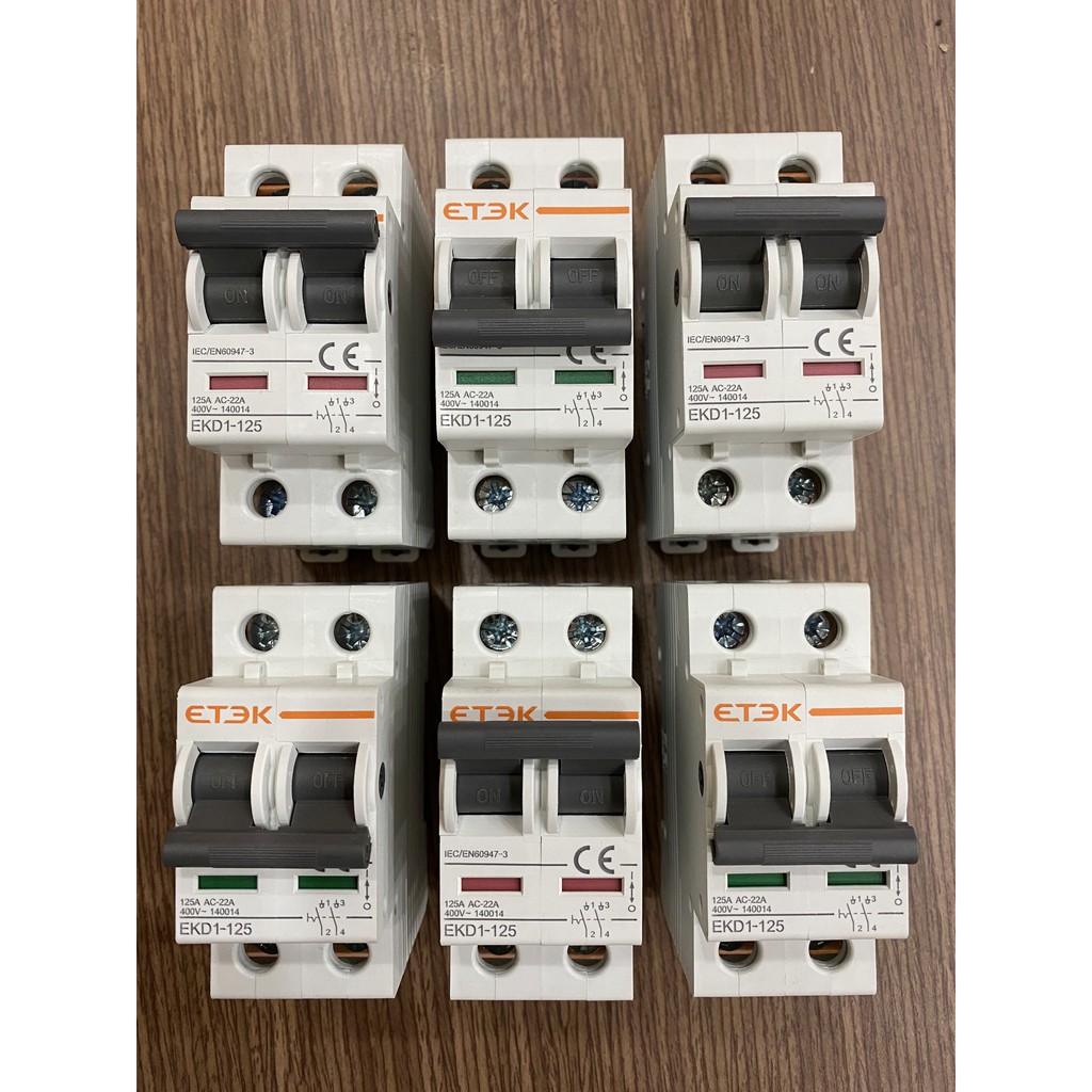 Cầu dao CB đóng ngắt AC 125A ETEK