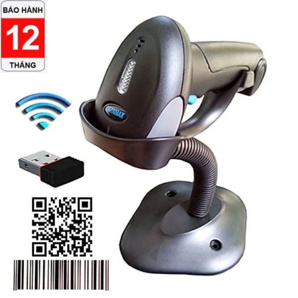 Máy quét không dây 2D QR  DATAMAX M400S Scan mã QR 2D mã vạch Barcode 1D - Quét được mã trên màn hình điện thoại , PC