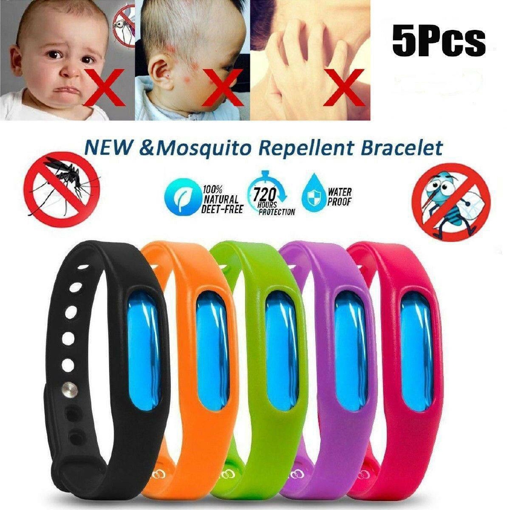 Set 5 vòng tay chống muỗi nhiều màu xinh xắn (có bán lẻ)