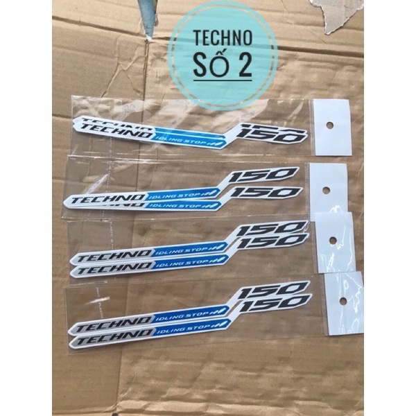 Tem Giấy Techno Idling Stop