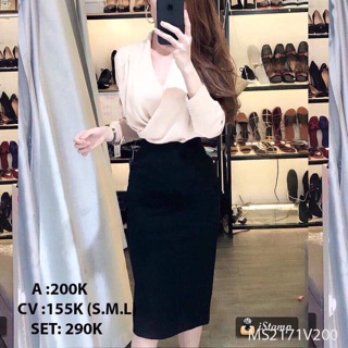 SET ÁO XẾP LY & CHÂN VÁY
