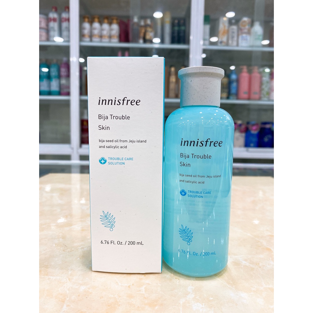 Nước Hoa Hồng Da Mụn Innisfree Bija Trouble Skin Hàn Quốc 200ml