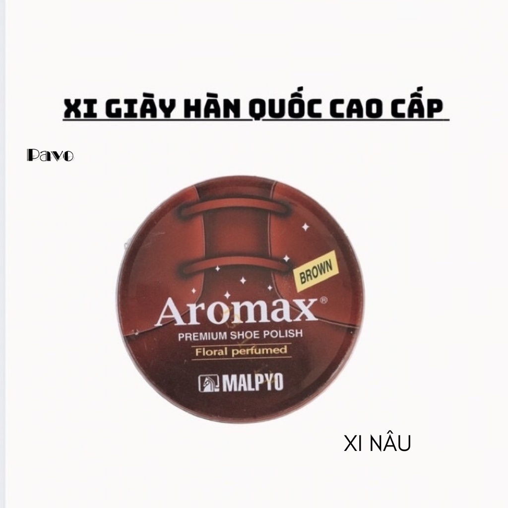 Xi Đánh Giày Aromax Hàn Quốc Cao Cấp Chính Hãng(Màu Đen,Nâu,Không Màu)