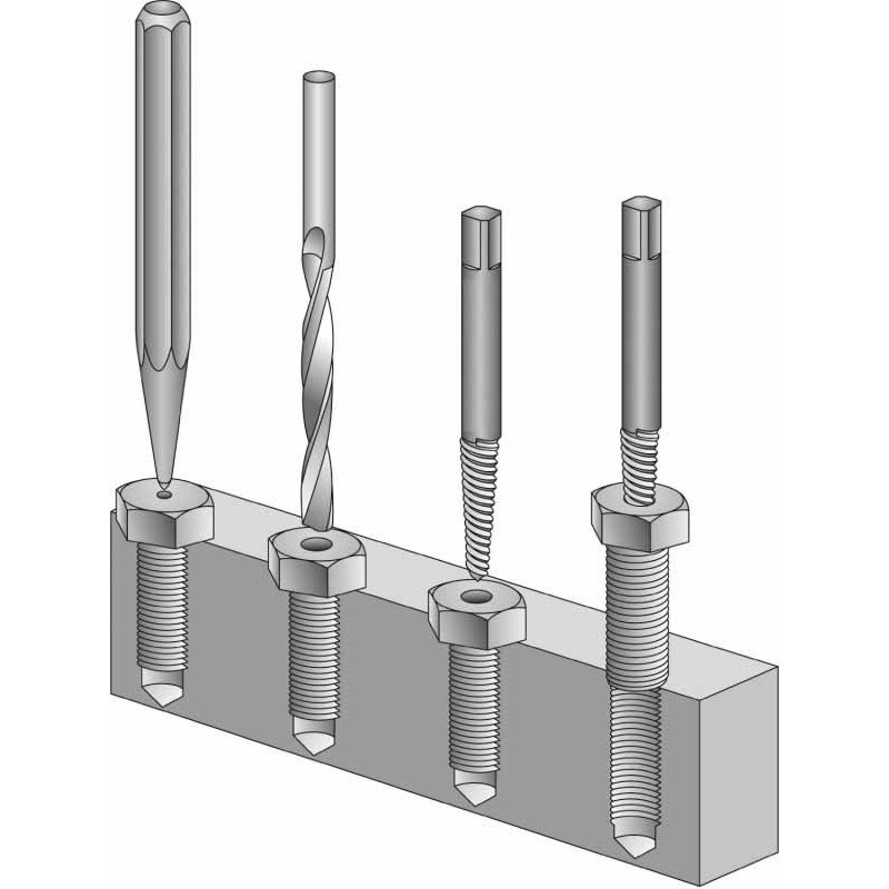 Bộ mũi vít tháo bu lông ốc vít gãy hỏng 6 chiếc Licota Tap-50004