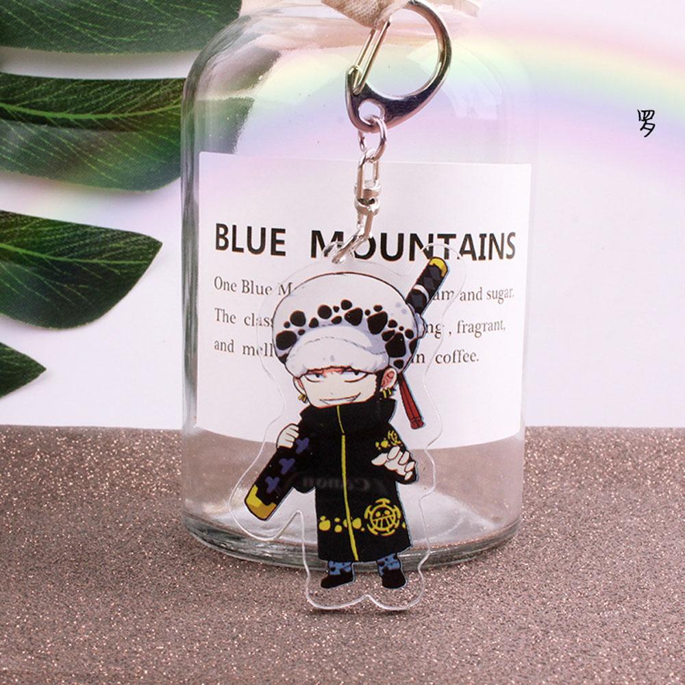 Móc Khóa Hình Luffy Hai Mặt Bằng Acrylic