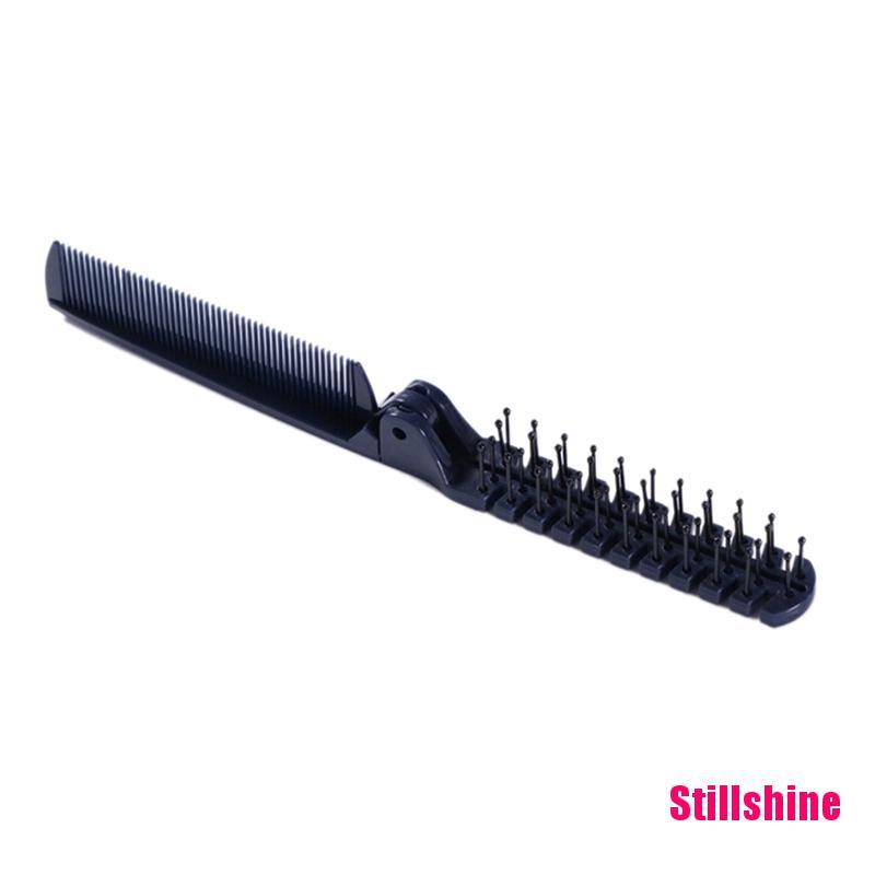 (Hàng Mới Về) Lược Chải Tóc Mát Xa Da Đầu Chống Tĩnh Điện Có Thể Gấp