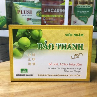 VIÊN NGẬM BẢO THANH KHÔNG ĐƯỜNG Hộp 4 Vỉ