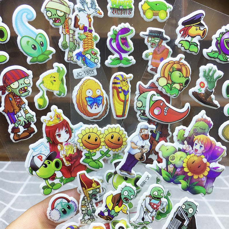 (đang Bán) Bộ Sticker Dán Tường Hình Zombie