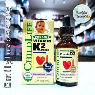 🍃Vitamin D3 Childlife cho bé 0m+👼