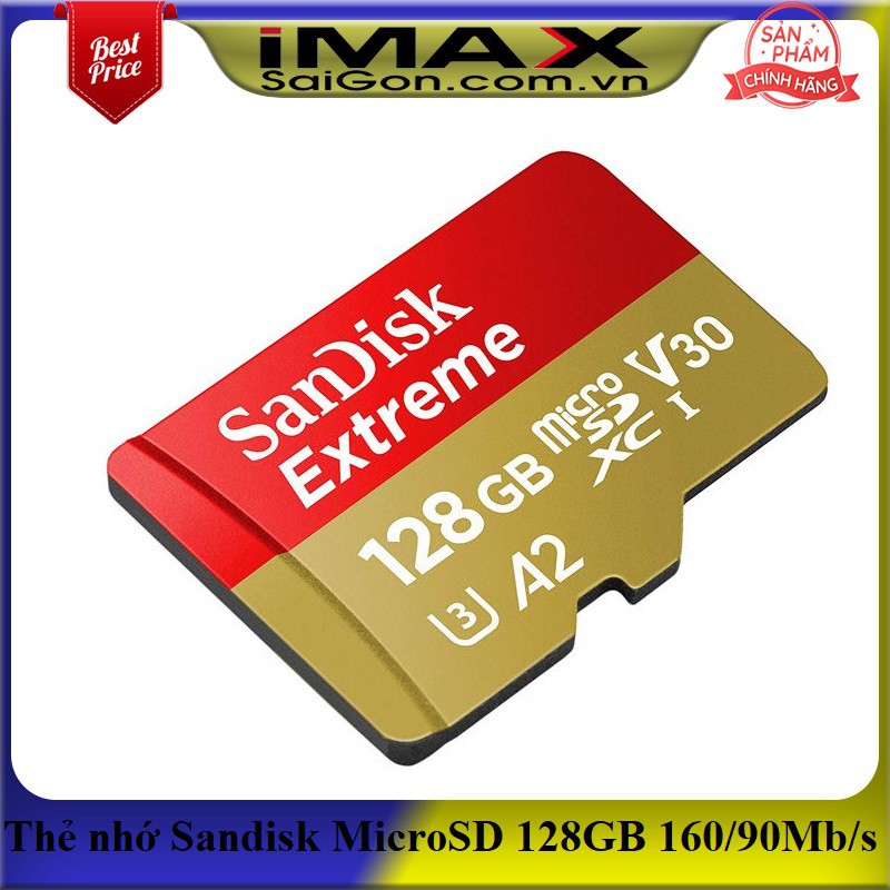 THẺ NHỚ MICROSDXC A2 160/90 MB/S 128GB EXTREME