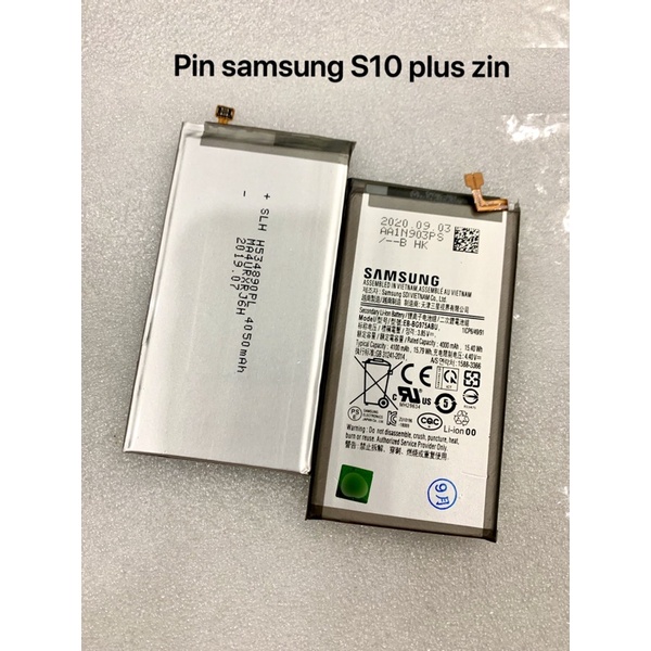 pin samsung S10 plus zin
