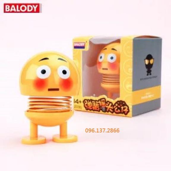 [Giá rẻ bán sỉ] Đồ chơi thú nhún lò xo Emoji cảm xúc