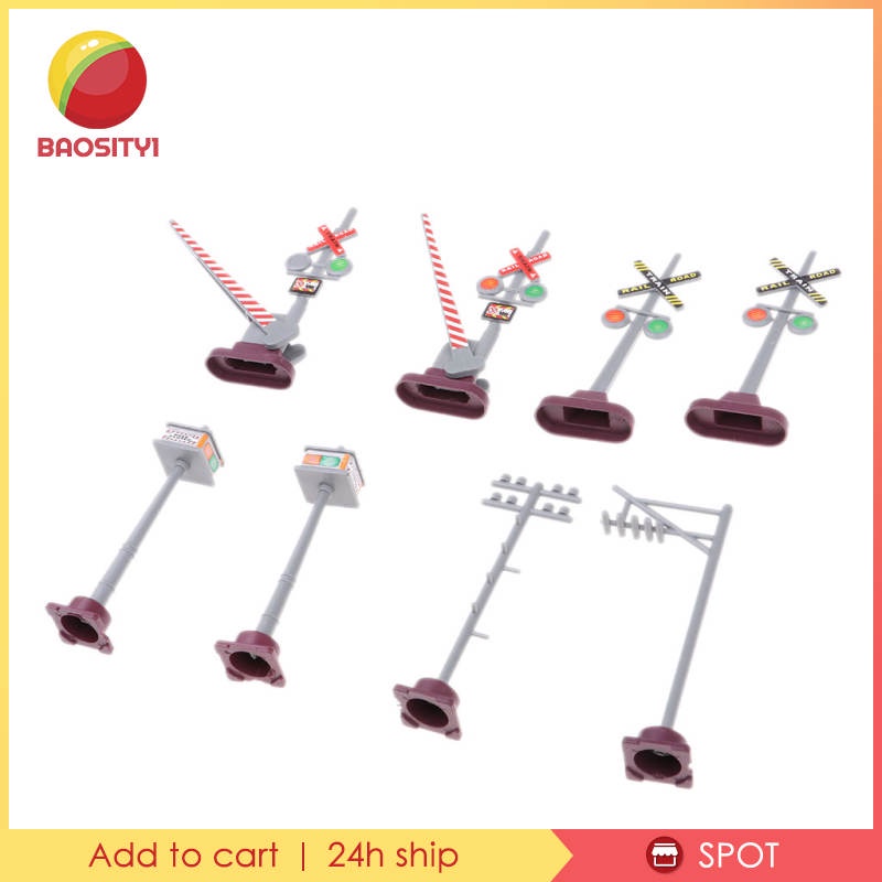 Mô hình biển báo giao thông đường phố thiết kế chân thực giáo dục sớm cho bé