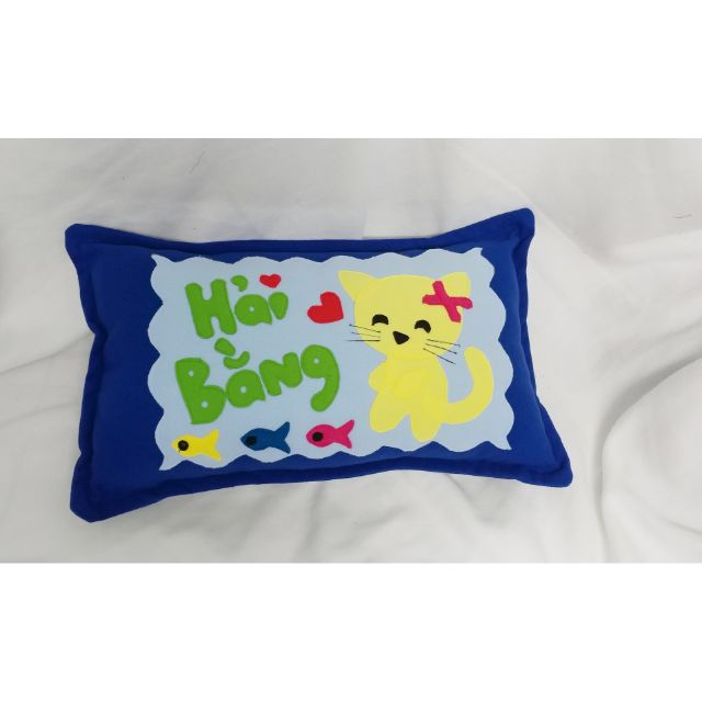 Cặp gối nằm handmade mèo và dê