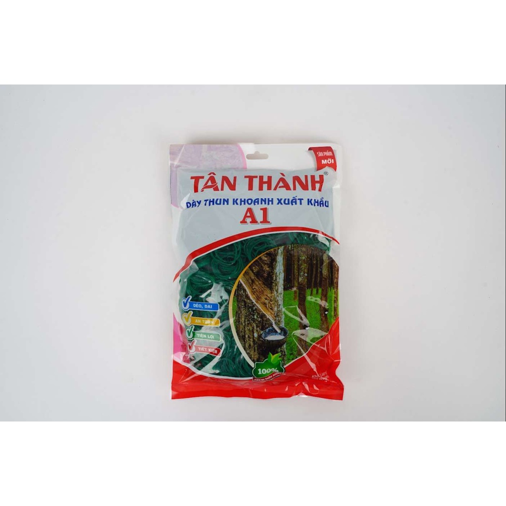 Dây Thun Màu Xanh Cột, Buộc Hàng Hóa Hàng Xuất Khẩu Kích Cỡ 2.5cm - Loại Trung Hiệu Tân Thành