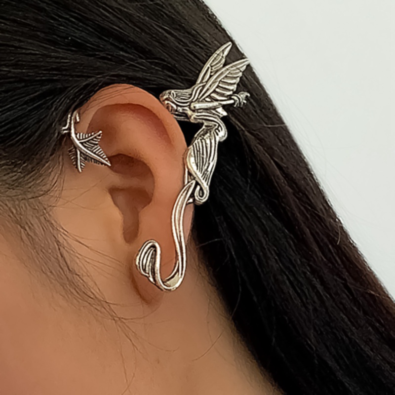Khuyên kẹp vành tai không xỏ lỗ màu sắc thời trang cho nữ