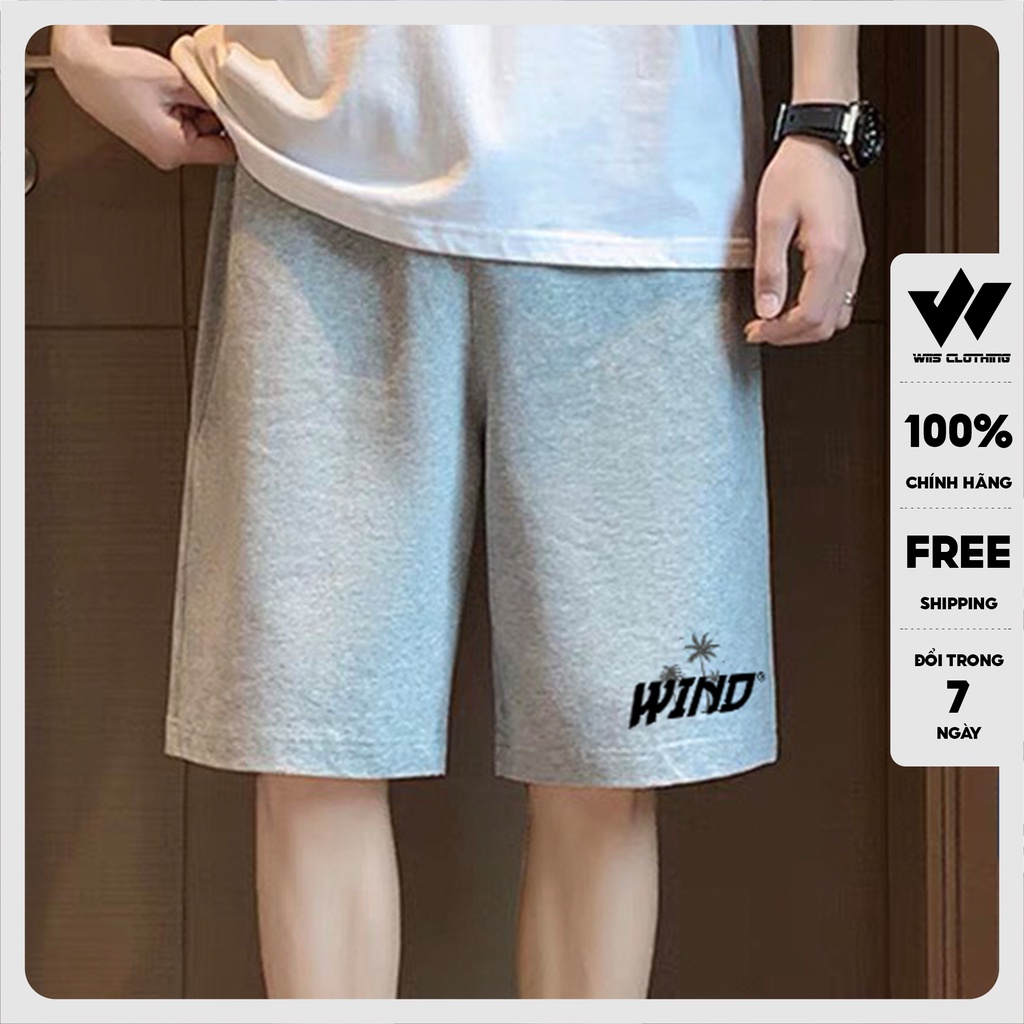 Quần short thun nam ống rộng WIIS unisex SUMMER quần đùi lửng thời trang nam nữ ulzzang