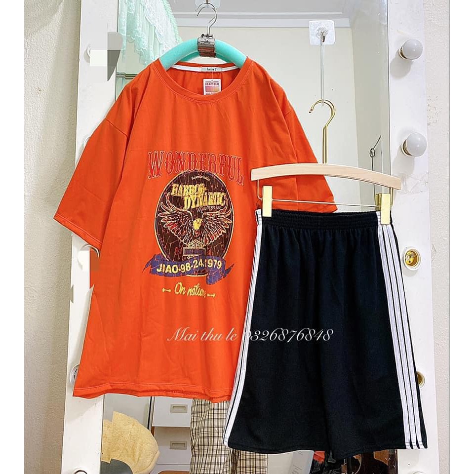 [Mã FADI5K245 giảm 5K đơn 0đ] [RẺ VÔ ĐỊCH] Sét Bộ Áo Thun Tay Lỡ Mix Quần Đùi 3 Sọc Nhiều Hình Cực Hot | BigBuy360 - bigbuy360.vn