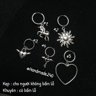 Khuyên tai kẹp không bấm lỗ [ 1 chiếc ]