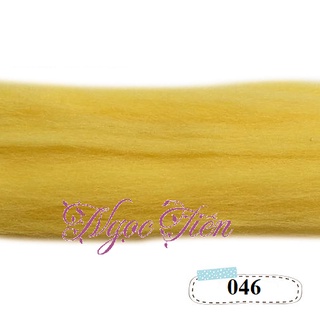 [VÀNG-CAM] Len chọc - len thô - Needle Felting - Chọc bông