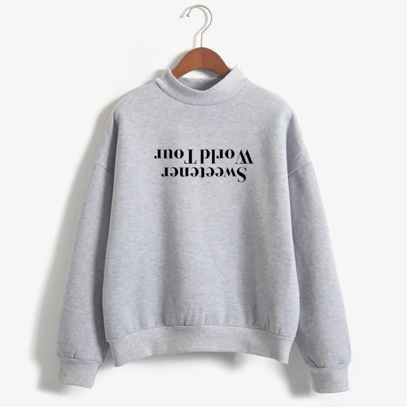 Áo Nỉ Hoodie In Hình Ca Sĩ Ariana Grande Sweetener World Tour Phong Cách Hàn Quốc Thời Trang 2019 Cho Nữ