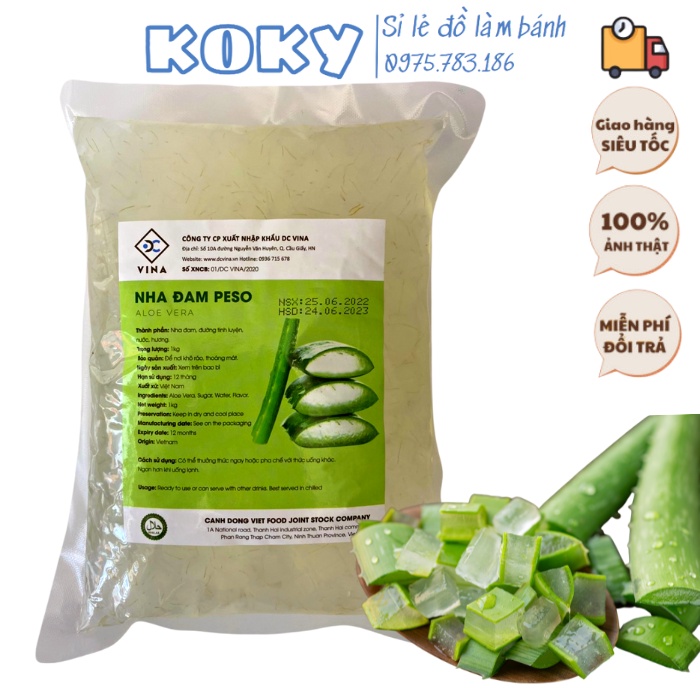 Nha đam ăn liền Peso chính hãng gói 1kg