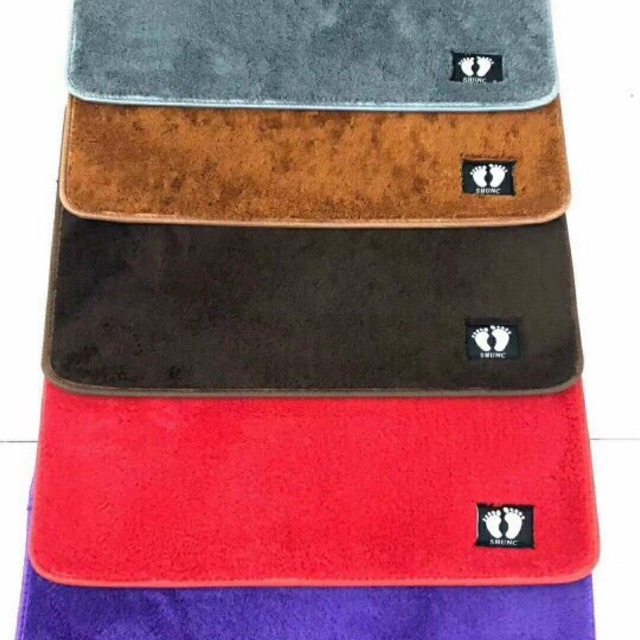Thảm Lau Chân, Thảm Dậm Chân Nỉ, Chống Trơn Trượt, Thấm Hút Nhanh [ Khổ 40*60CM]