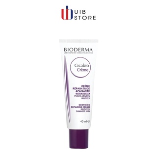 Kem Dưỡng Phục Hồi Bioderma Cicabio Crème Màu Tím 40ml