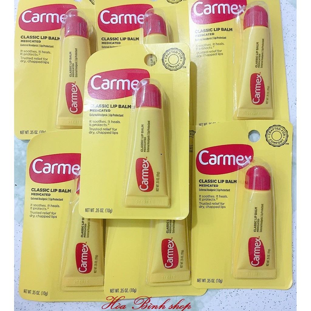 Son dưỡng chống khô môi Carmex Classic Lip Balm Medicated 10g Hàng Mỹ | BigBuy360 - bigbuy360.vn