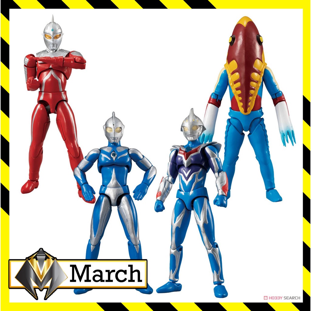 Mô hình Chodo Ultraman Cosmos, Ultraman Nexus, Ultraman Seven - Shodo