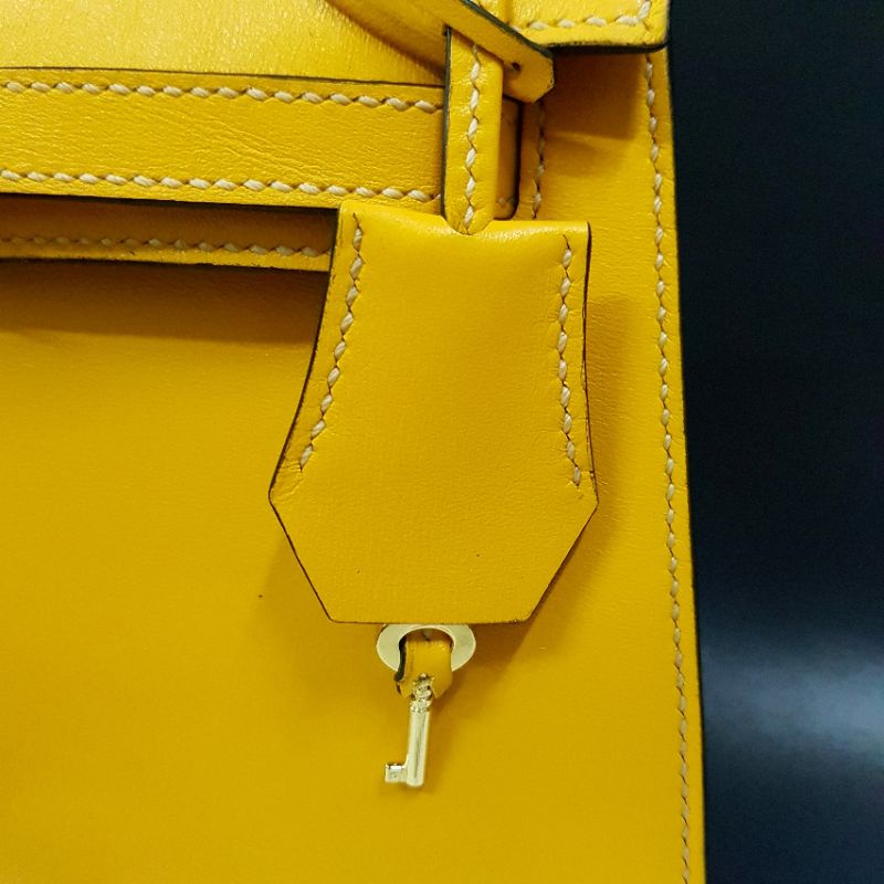 Túi Kelly da thật - size 20 - Handmade