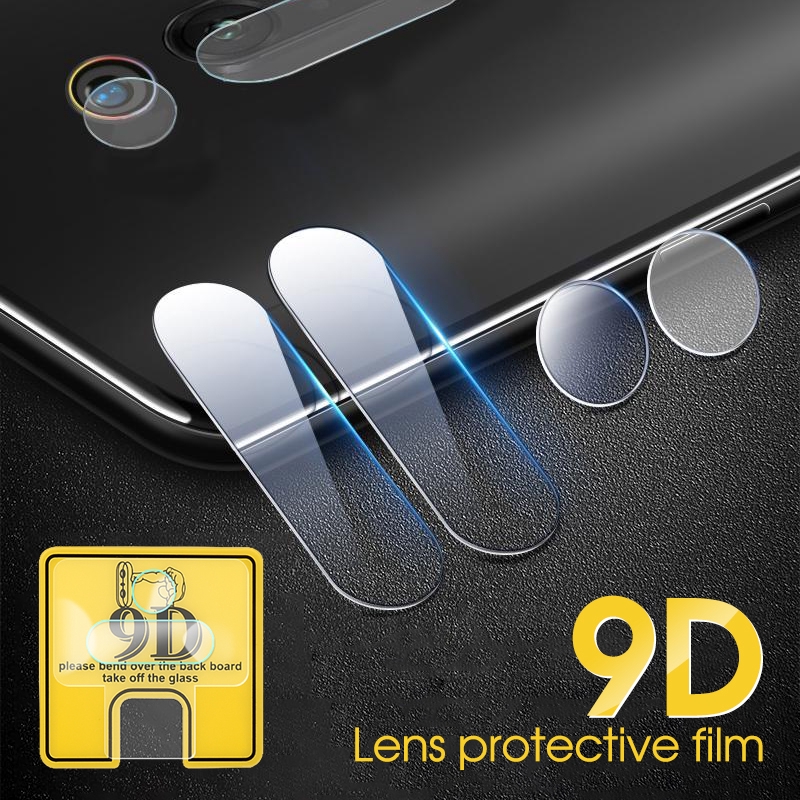 Miếng dán camera lens trong suốt 9D cho điện thoại Xiaomi Redmi K20 CC9 Mi8 Mi9 SE