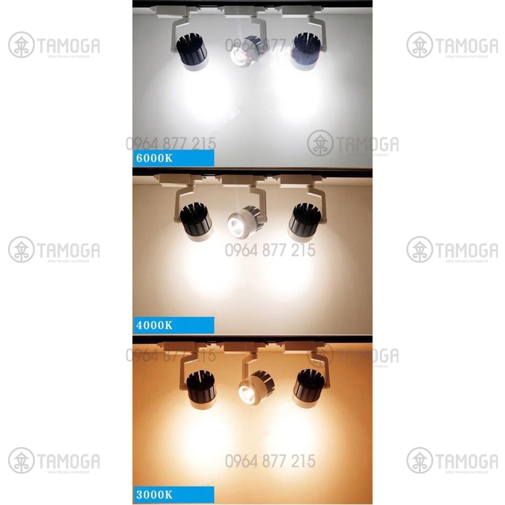 Đèn rọi ray gắn tường trang trí bể cá, quần áo TAMOGA công suất 20W DR 03 | BigBuy360 - bigbuy360.vn