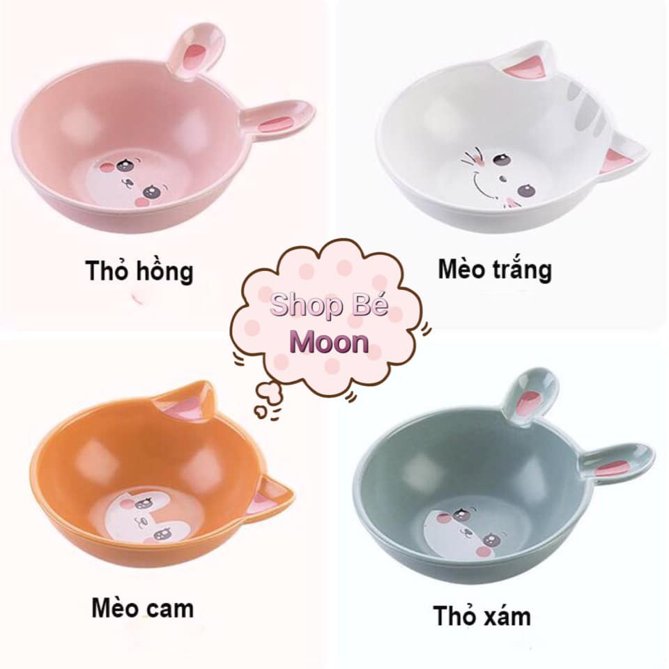 ( FREE SHIP ) Bát Ăn Dặm Gốm Sứ Hình Thú Cho Bé Siêu Đáng Yêu