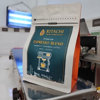 Cà phê pha máy ngon tại nhà ESPRESSO BLEND hương vị cân bằng, lớp crema dày, hậu ngọt sâu lắng | Ritachi Coffee