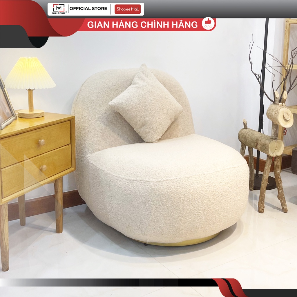 Sofa mini thư giản Cloudy mềm mịn thương hiệu MW FURNITURE