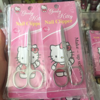 kéo tỉa lông mi, lông mày hello kitty