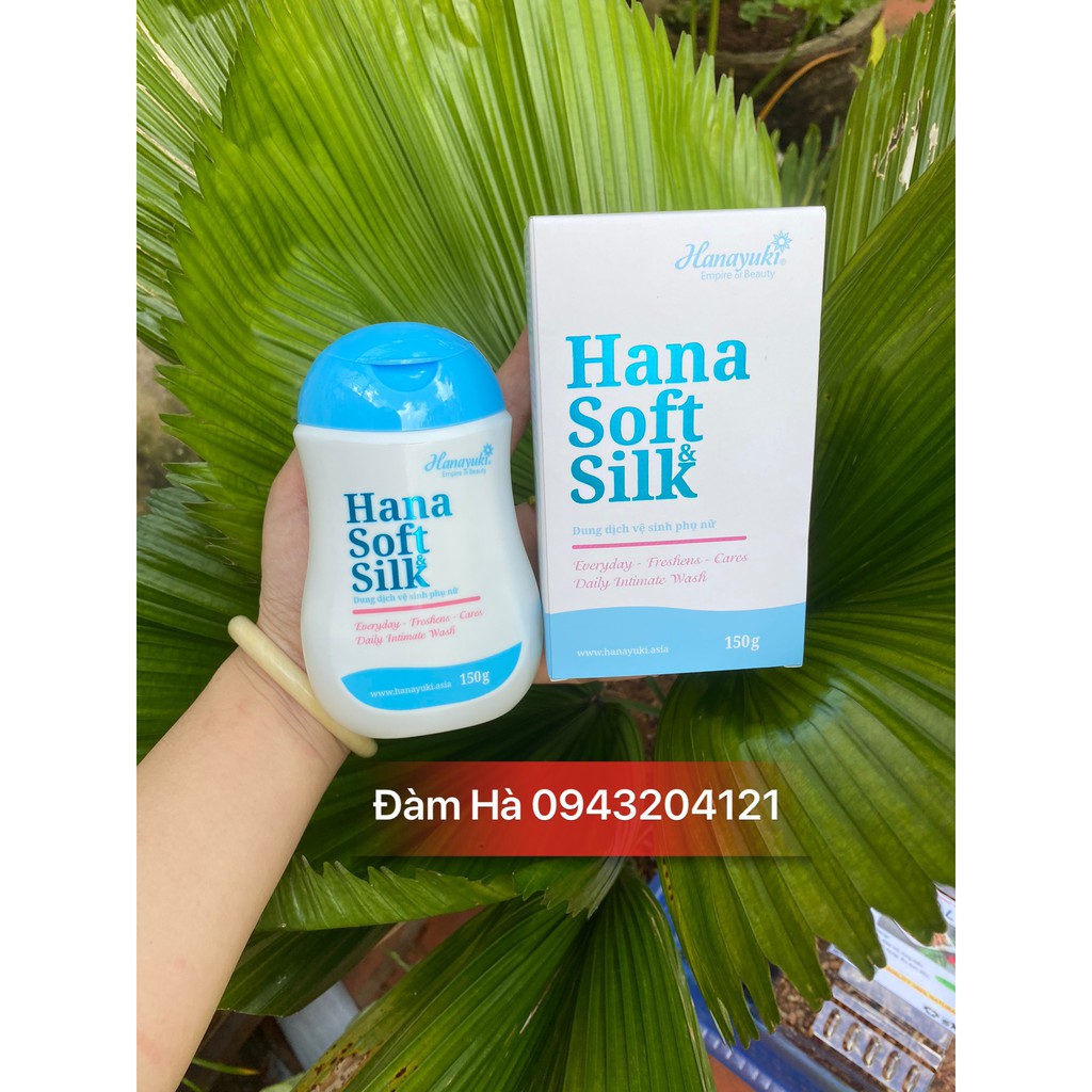 Dung Dịch Vệ Sinh Hana Soft Silk Hanayuki màu hồng 150g